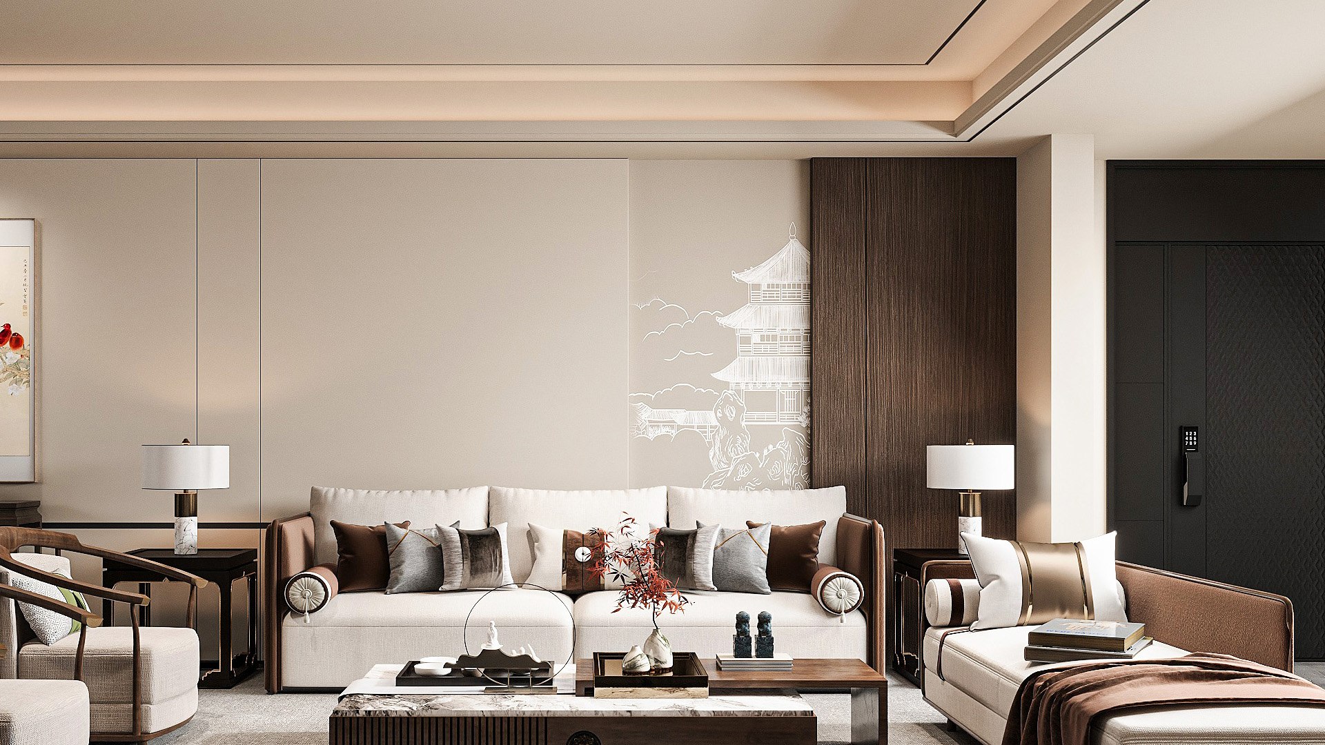 3D Modern Living Room Model - TurboSquid 2319465