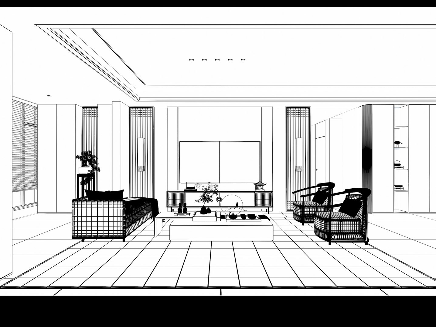 3D Modern Living Room Model - TurboSquid 2319465