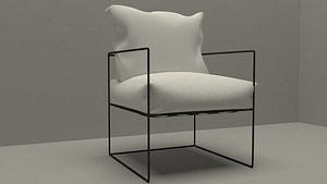 3D chair armchair model
