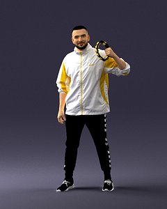 musician character 3D model