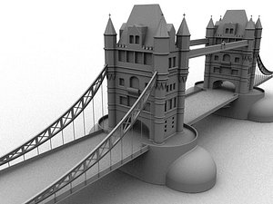 3d london bridge