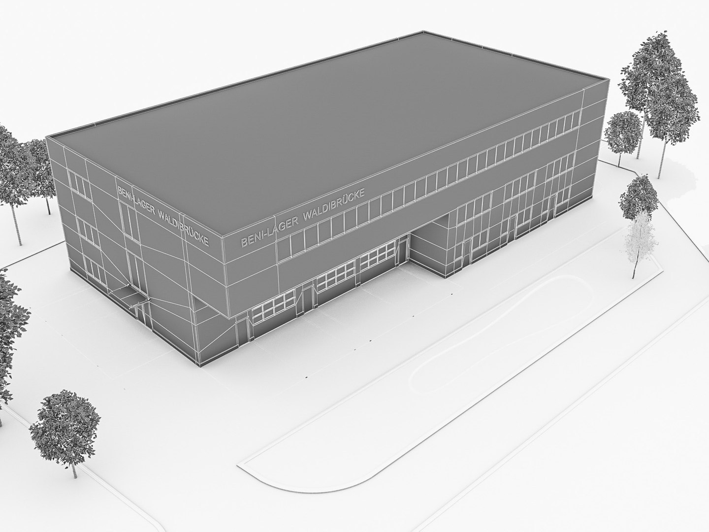 3D Model Warehouse Building 01 - TurboSquid 1751227