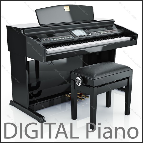 Clip mariposa Tremendo de nuevo modelo 3d Piano digital Clavinova YAMAHA CVP-501 - TurboSquid 586190