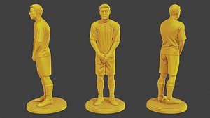 3D model Soccer Player SP 021