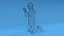 3D praying kid