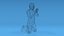 3D praying kid