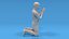 3D praying kid