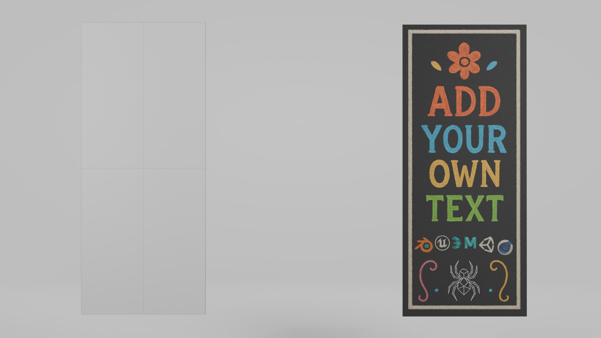 3D Customizable Wall-Mounted Blackboard - Complete Unframed Writing Board Set https://p.turbosquid.com/ts-thumb/w8/hSZ5Jq/c4/e1/png/1747316521/1920x1080/fit_q87/00e6e1b1770c0dfd2f32b724e01720bee873fd96/e1.jpg