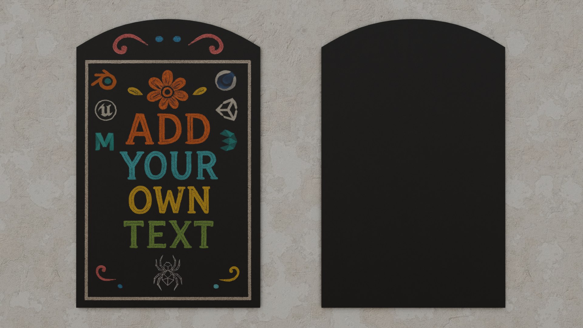 3D Customizable Wall-Mounted Blackboard - Complete Unframed Writing Board Set https://p.turbosquid.com/ts-thumb/w8/hSZ5Jq/gO/b5/png/1747316446/1920x1080/fit_q87/44a0ffaad5ee8d793bb6ed63e2f118de653a7954/b5.jpg