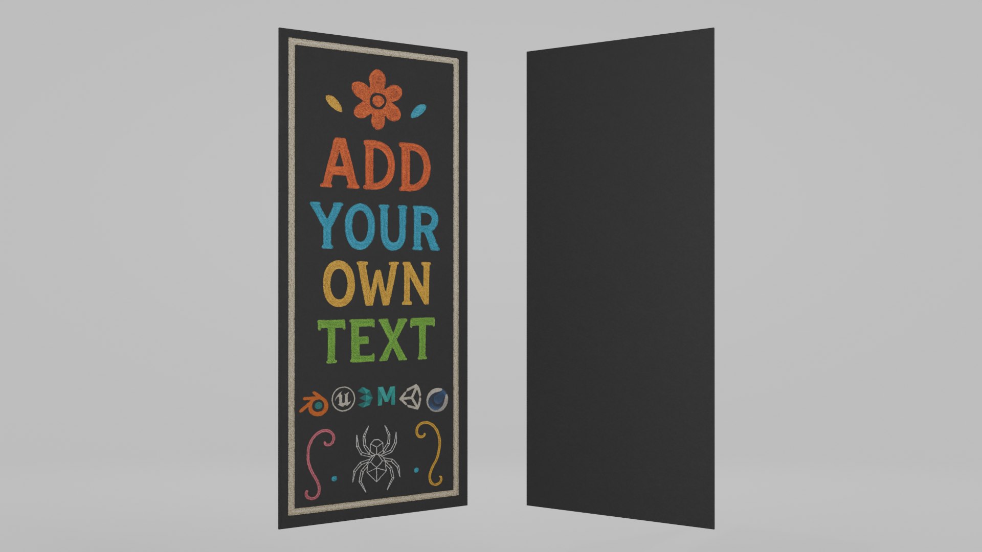 3D Customizable Wall-Mounted Blackboard - Complete Unframed Writing Board Set https://p.turbosquid.com/ts-thumb/w8/hSZ5Jq/l7/e6/png/1747316521/1920x1080/fit_q87/f184996745b238a128a075a150585c7d8ea1d25d/e6.jpg