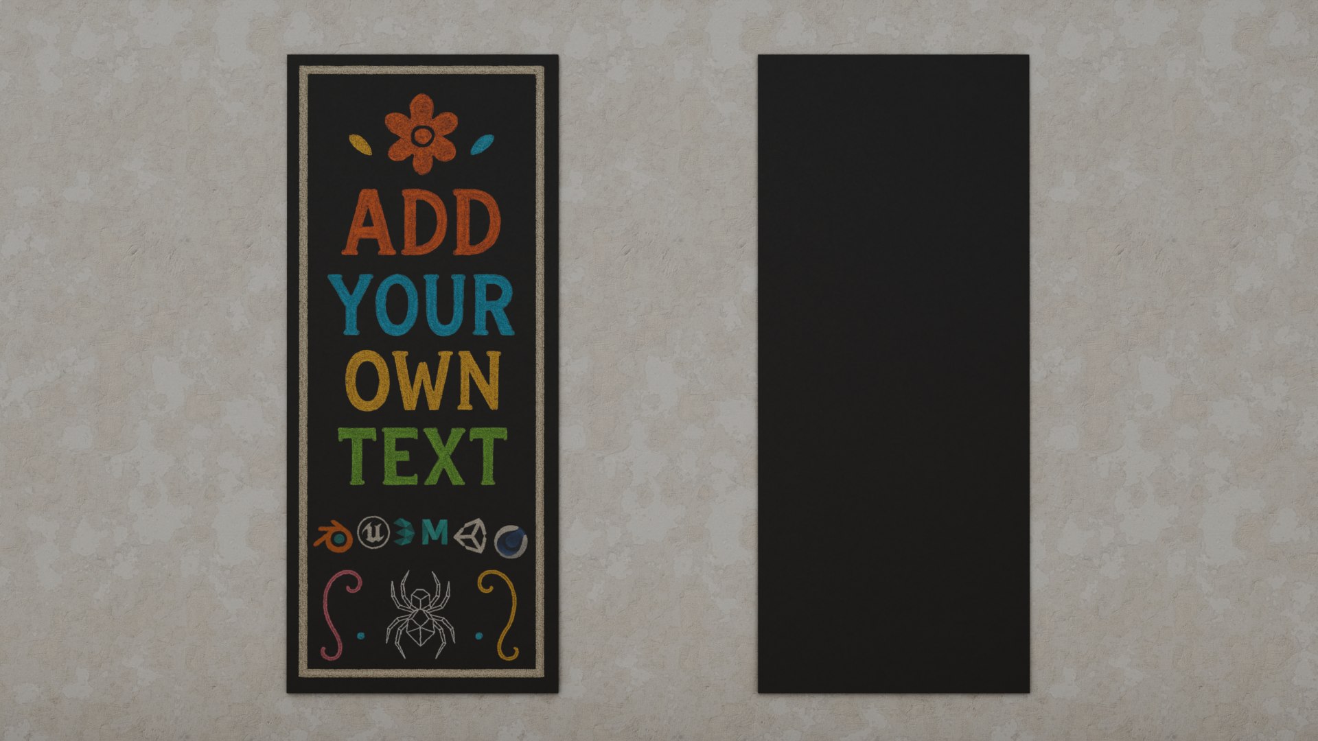 3D Customizable Wall-Mounted Blackboard - Complete Unframed Writing Board Set https://p.turbosquid.com/ts-thumb/w8/hSZ5Jq/wR/e5/png/1747316523/1920x1080/fit_q87/b127f814baf568e5185dfd24481e2ad76ab6e645/e5.jpg