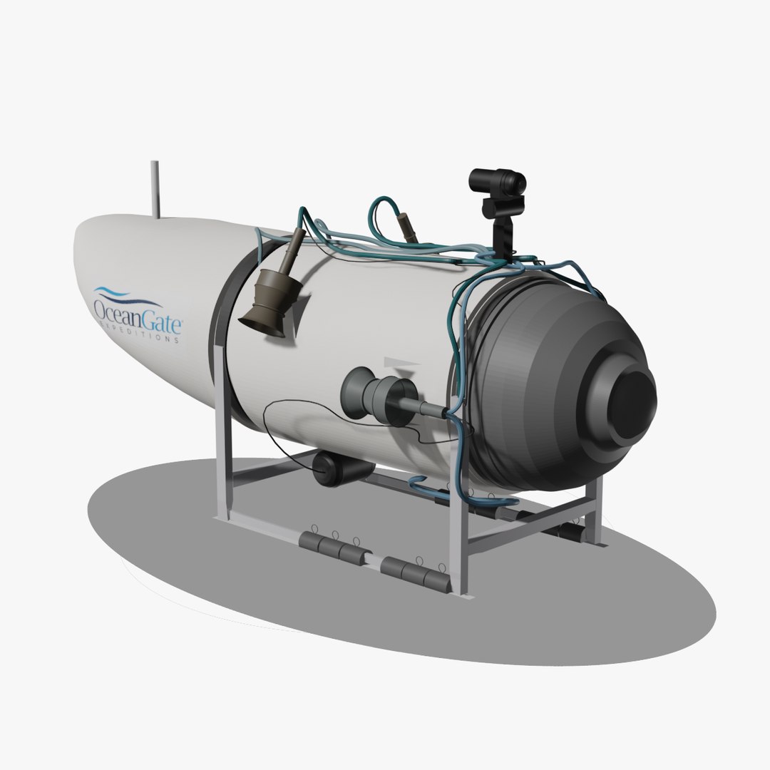 Free 3D Titan Submersible TurboSquid 2087088