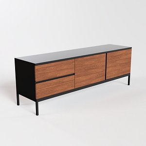 TV Stand 160 - D01 3D
