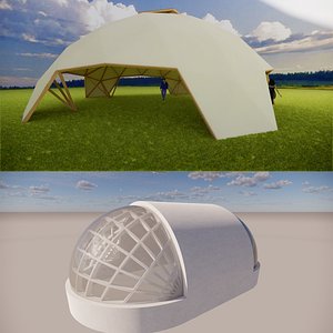 Goedesic Dome Design -A2 3D model