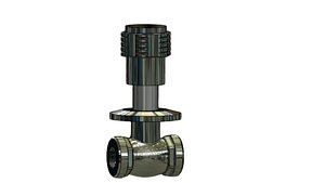 3D Water Tap concel stop cock Half inch