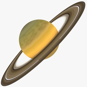 saturn planet 3d model