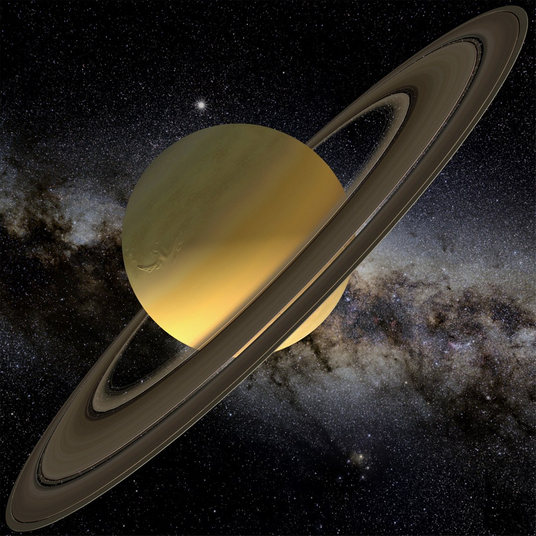 Saturn Planet 3d Model