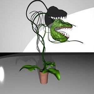 carnivorous plant 3d obj