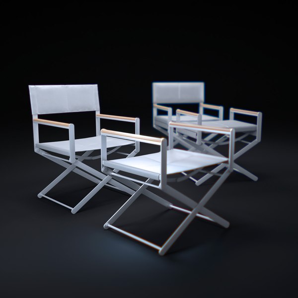 3d model oskar-director s-chair