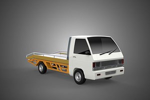 COLT L300 TOWING PICK UP TRUCK FLATBED TOWTRUCK PICKUP VEHICLE 3D