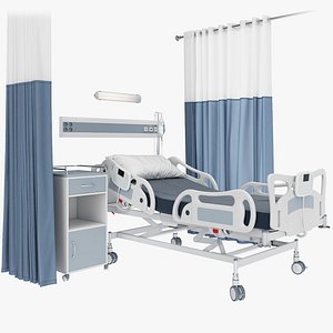 3D Multifunction Electric Hospital ICU Bed