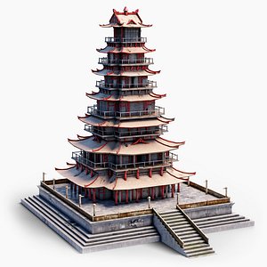 Big Chinese Pagoda Tower