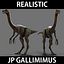 gallimimus jurassic park 3d model