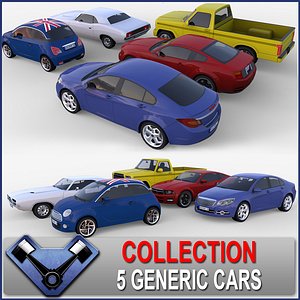 3d generic cars model