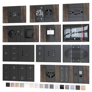 3D Bticini living now modular full set