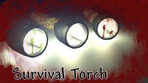 free survival torch 3d model