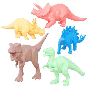 colored dinosaurs 3D model
