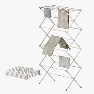 3D model Clothes dryer folding floor-mounted