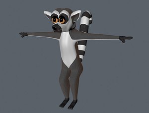 Cartoon Lemur