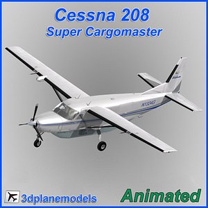cessna 208 cargo super 3d dxf