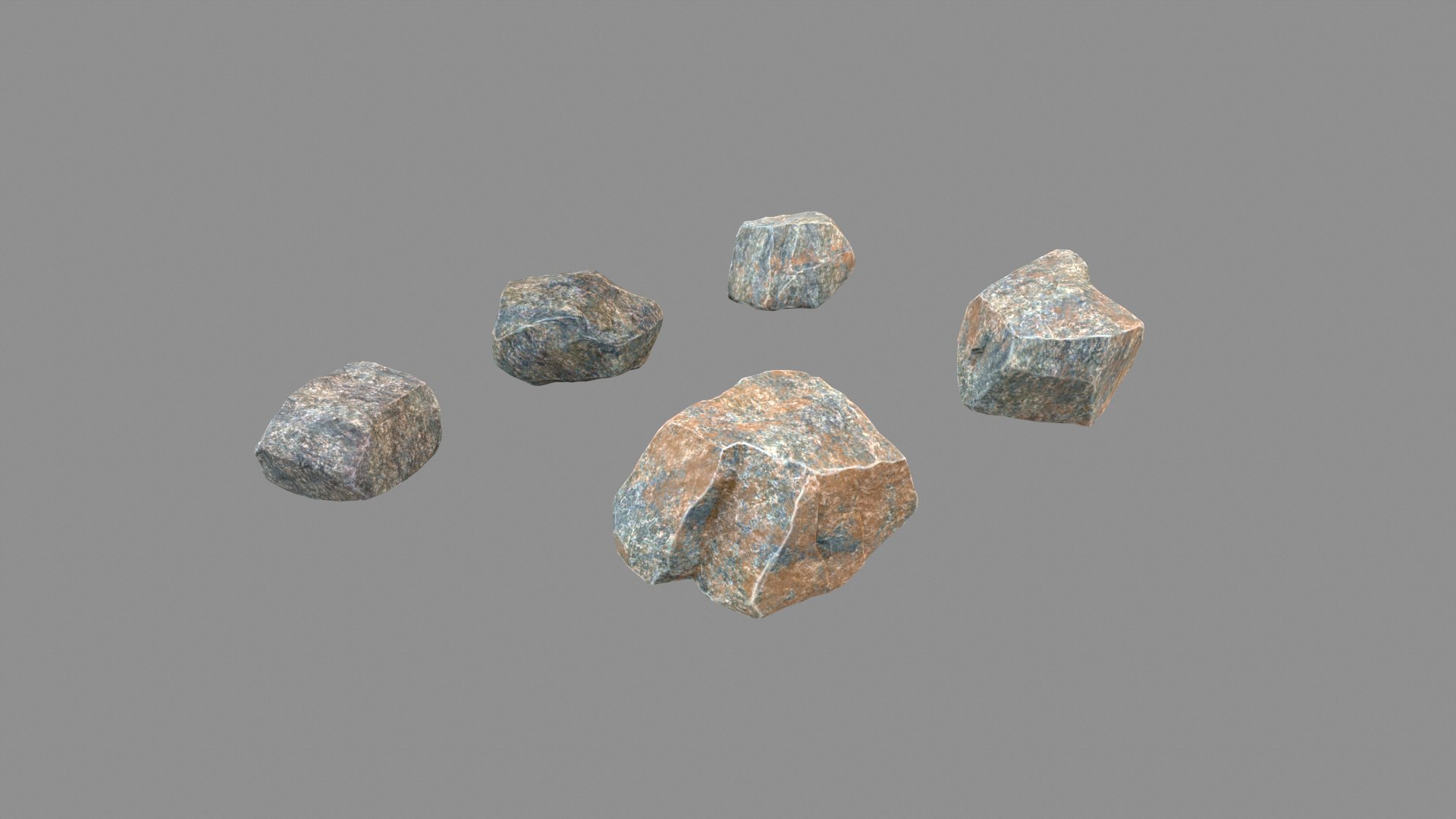 3D Granite Rock Model - TurboSquid 1751022