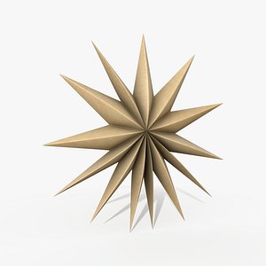 3D Cardboard Star Origami