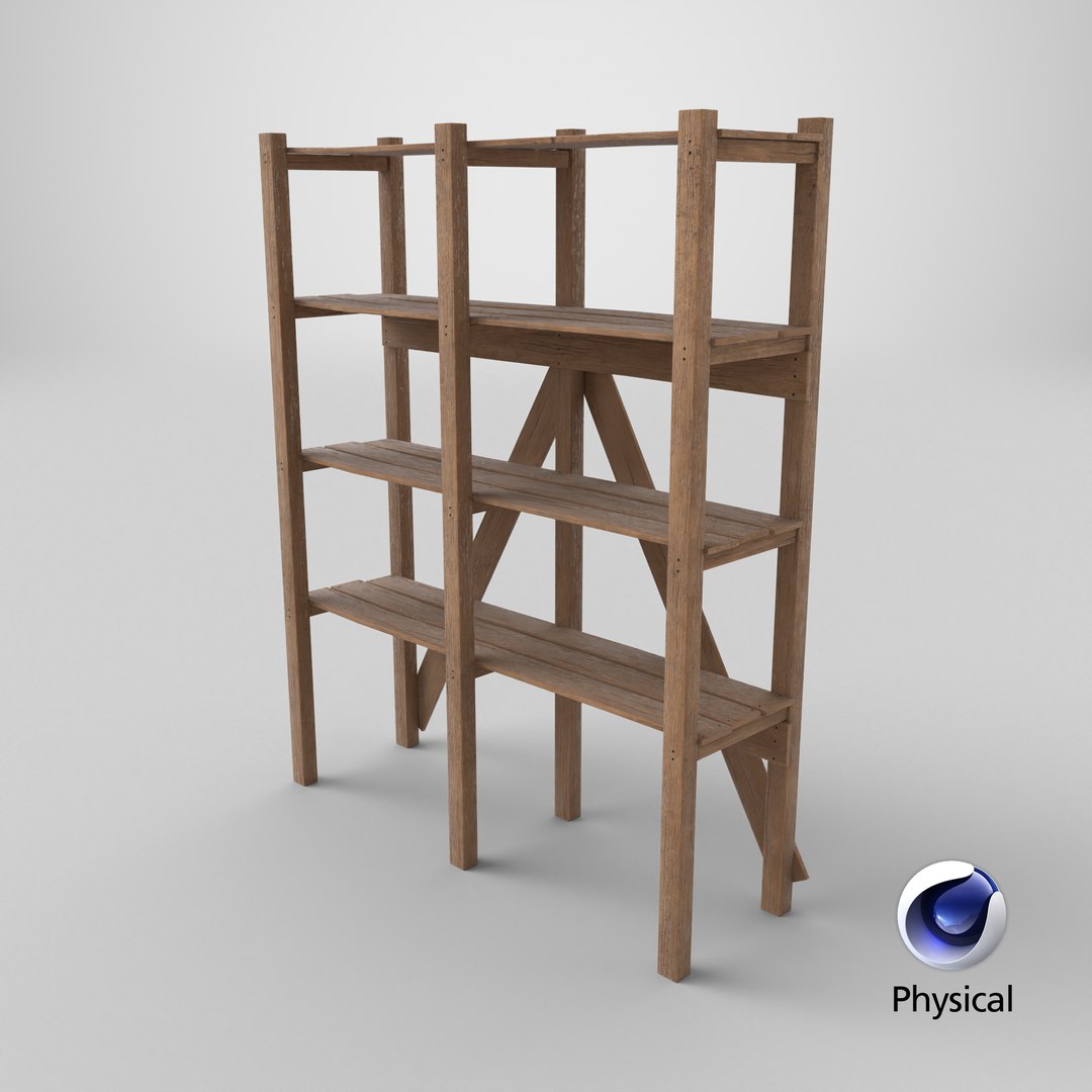 3D Old Wooden storage Shelf Low-poly PBR https://p.turbosquid.com/ts-thumb/w9/NjSxBq/Wo/stemcell_cinema_4d_physical_render/png/1741019400/1920x1080/fit_q87/2377b488017e65114e54297182c88bace52ec20a/stemcell_cinema_4d_physical_render.jpg