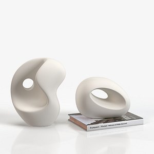 Alba Ceramic Sculptural Objects PBR