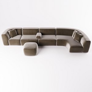 bo sofa piet boon 3D model