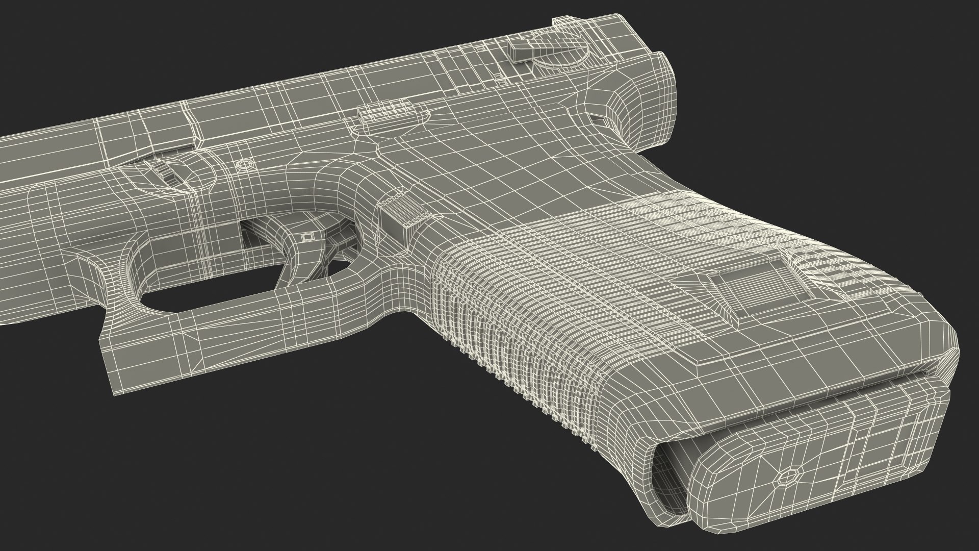 3D Semiautomatic Pistol - TurboSquid 2153036