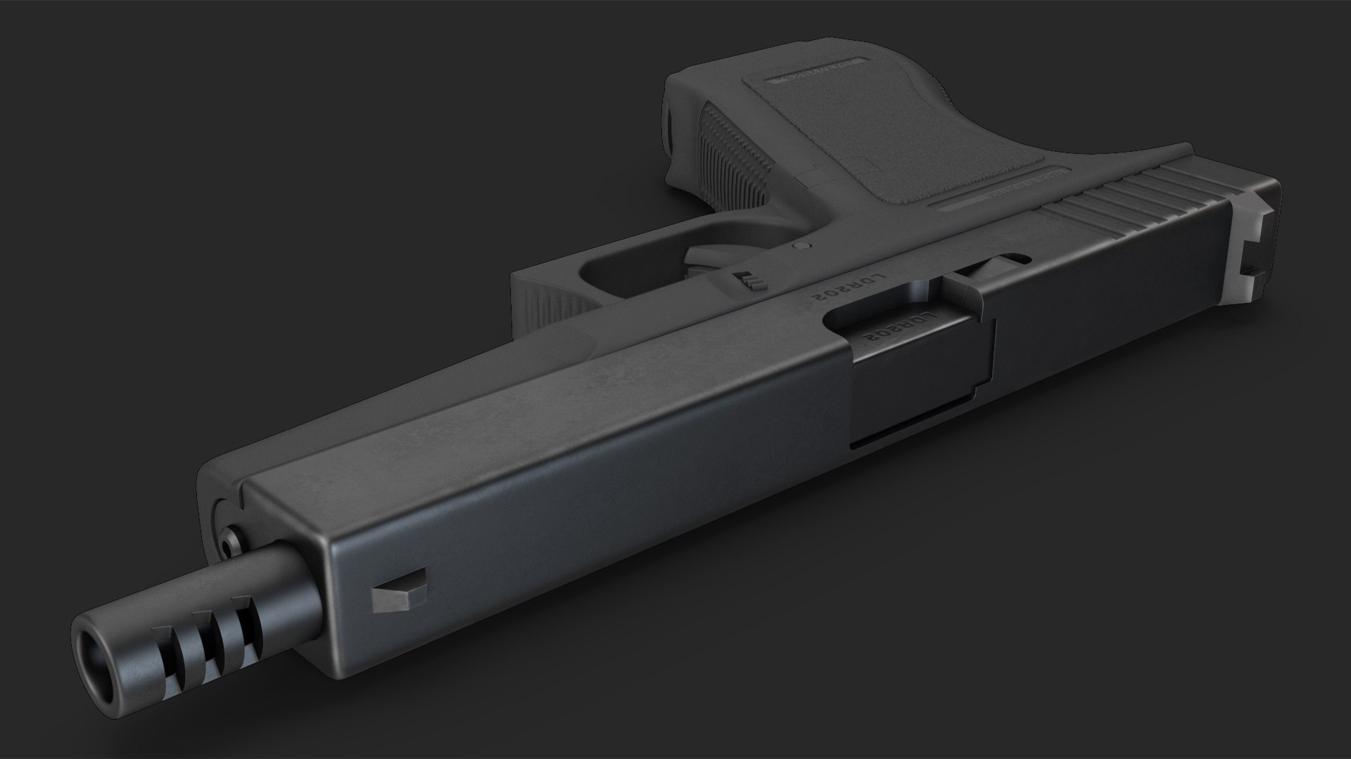 3D Semiautomatic Pistol - TurboSquid 2153036