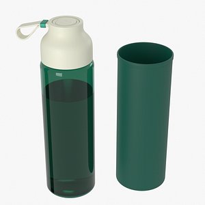 Water Bottle with Fabric Sleeve