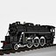 3d model 2-6-4 a1 steam locomotive