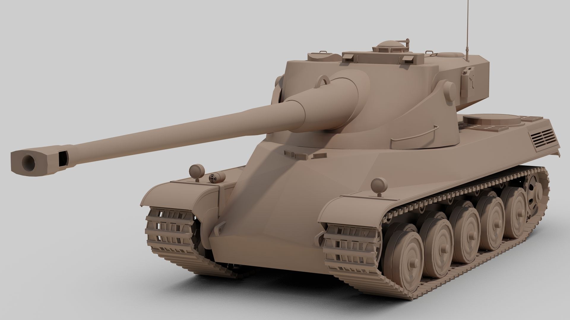 AMX 50 Tank 3D Model - TurboSquid 1896074