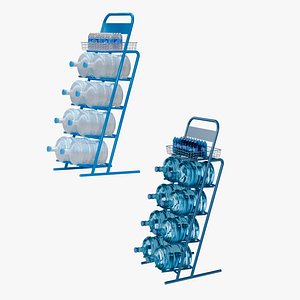 Bottles Stand 3D model