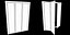 3D Triple French window