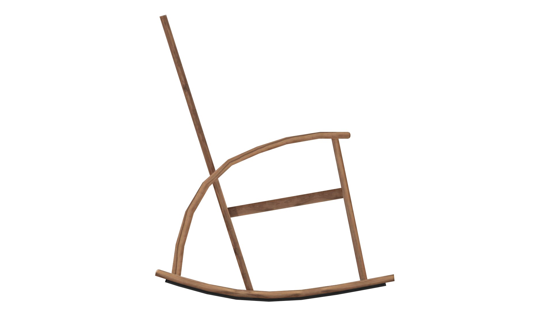 3D Wooden Rocking Chair - TurboSquid 2127715