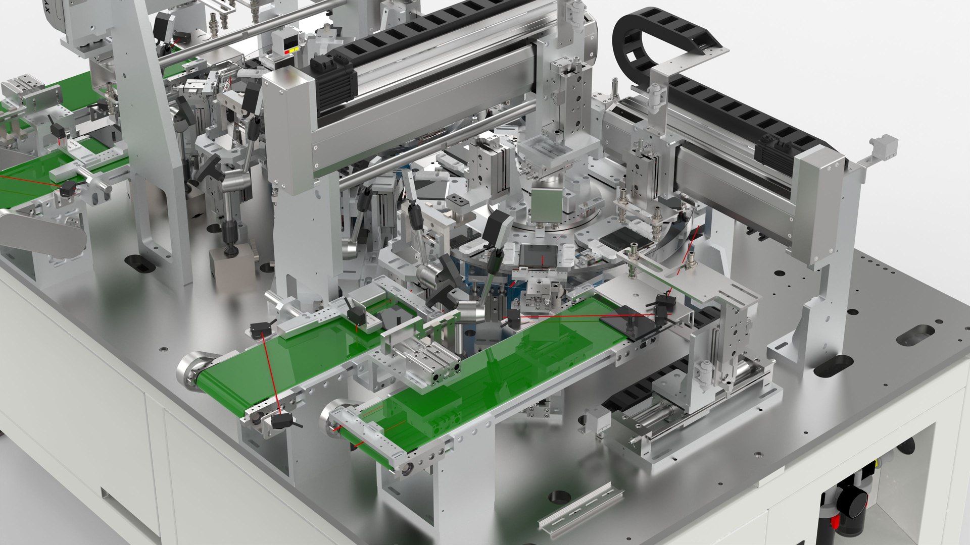 3D Model Automatic Double Station Solder Joint Inspection Equipment ...