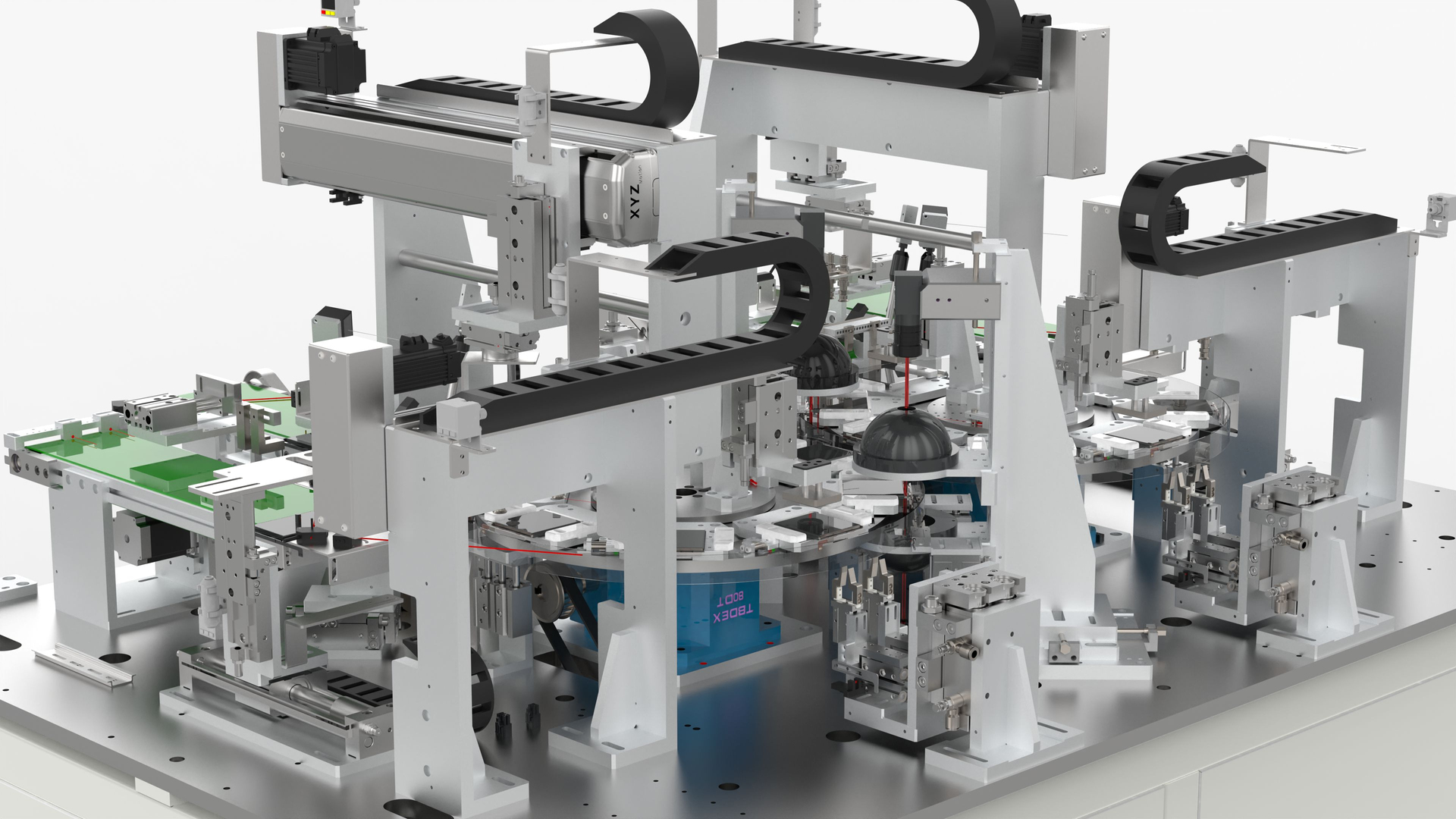 3D model Automatic Double Station Solder Joint Inspection Equipment ...