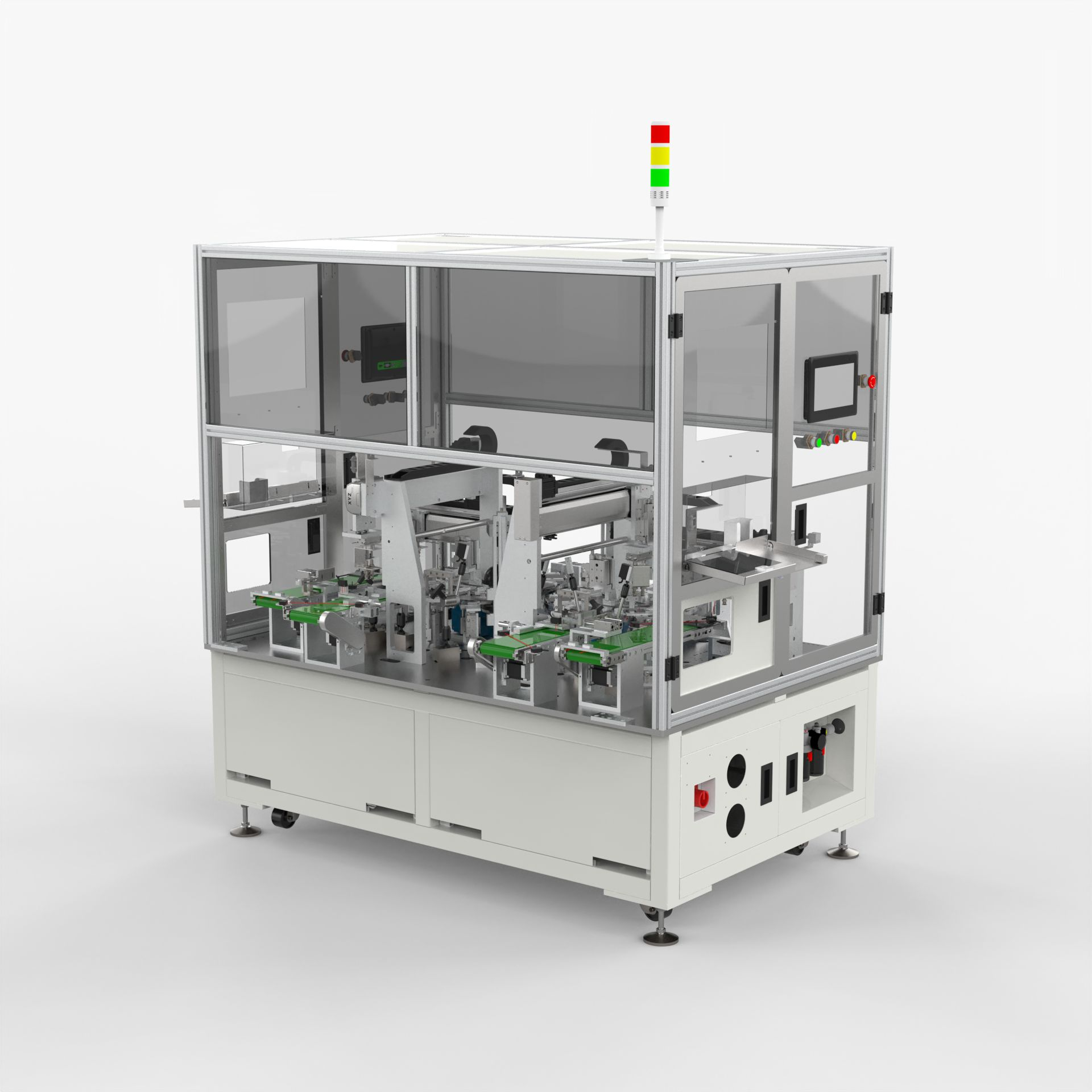 3D model Automatic Double Station Solder Joint Inspection Equipment ...
